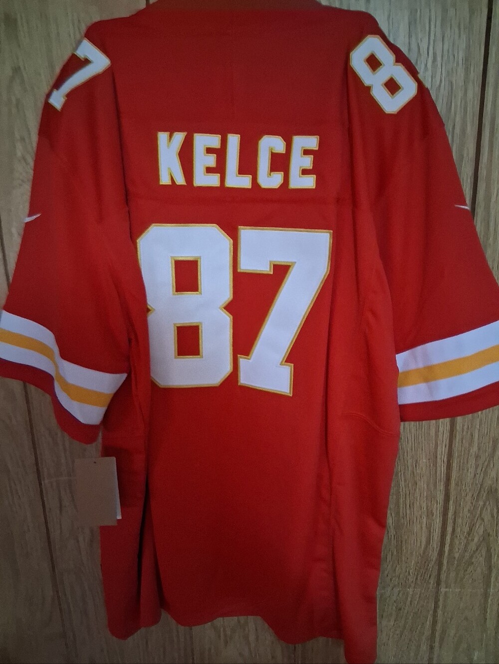 Mystery Sports Card With Travis Kelce Kansas City Chiefs XXL Fuse Home Jersey